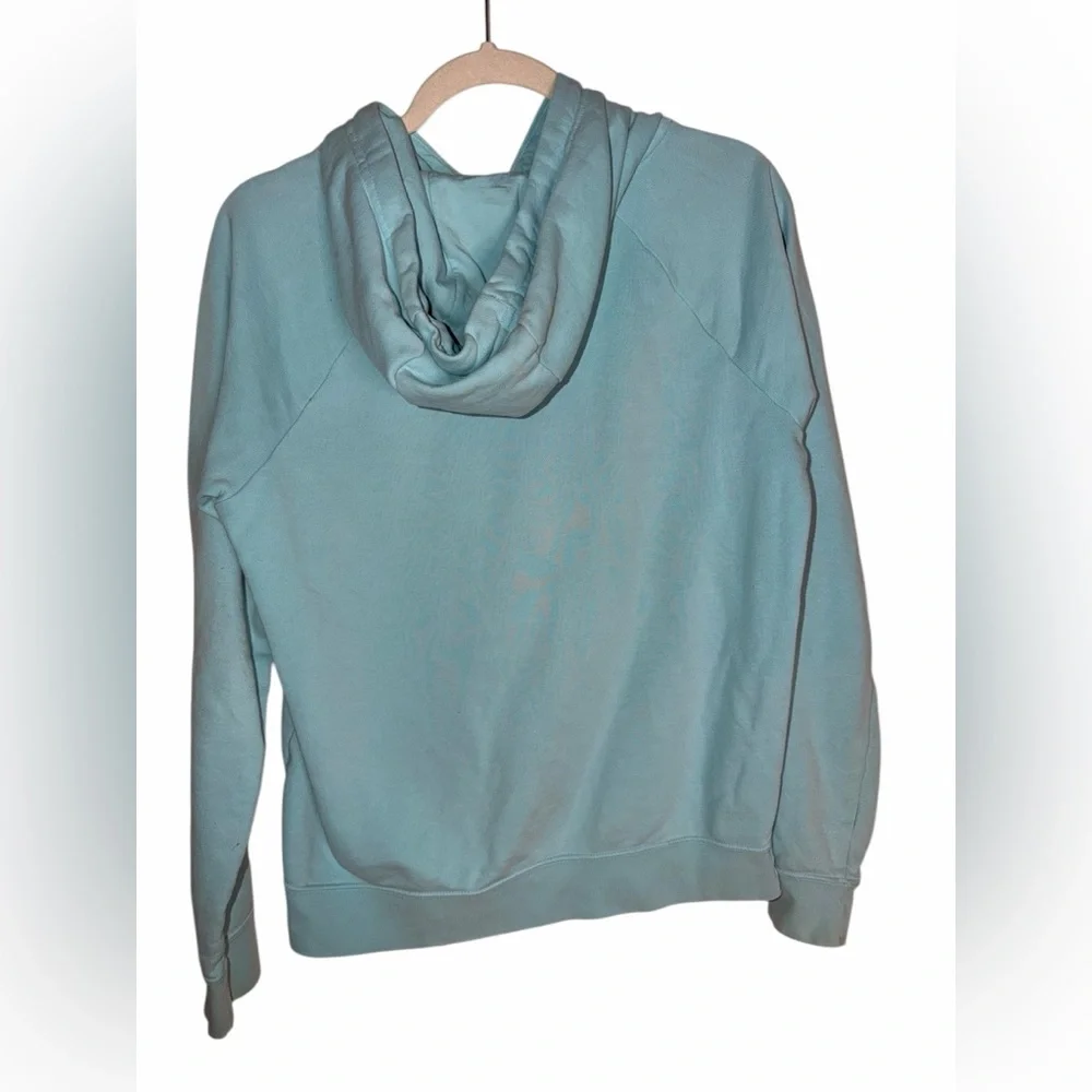 Nike Light Blue Logo Pullover Hoodie Sweatshirt Size S - Picture 2 of 6